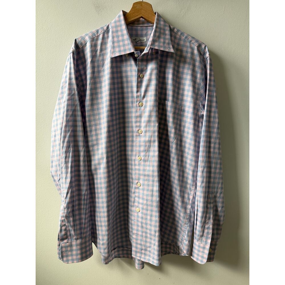 Peter Millar long sleeve button up men's size large